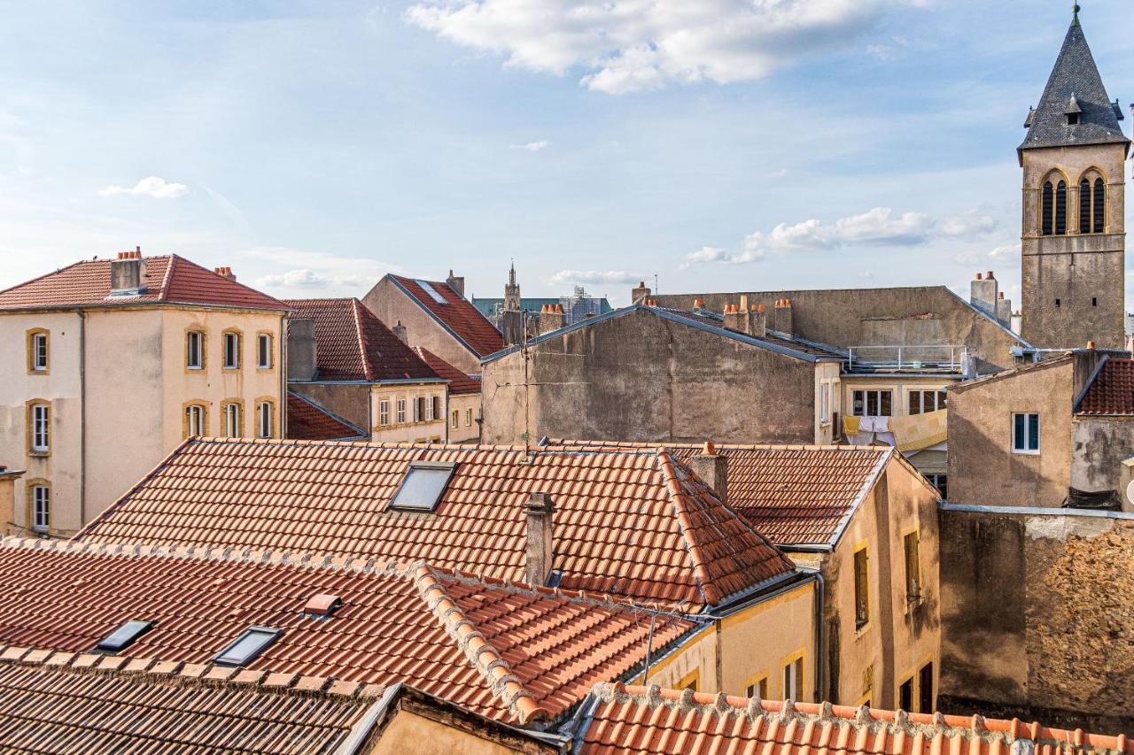 מץ Le Maginot - Superbe Appartement De 75M2 - Deux Chambres - 4 Lits Simple -Position Centrale Centre Ville, Pompidou, Nouvelle Ville - 2 A 4 Personnes מראה חיצוני תמונה