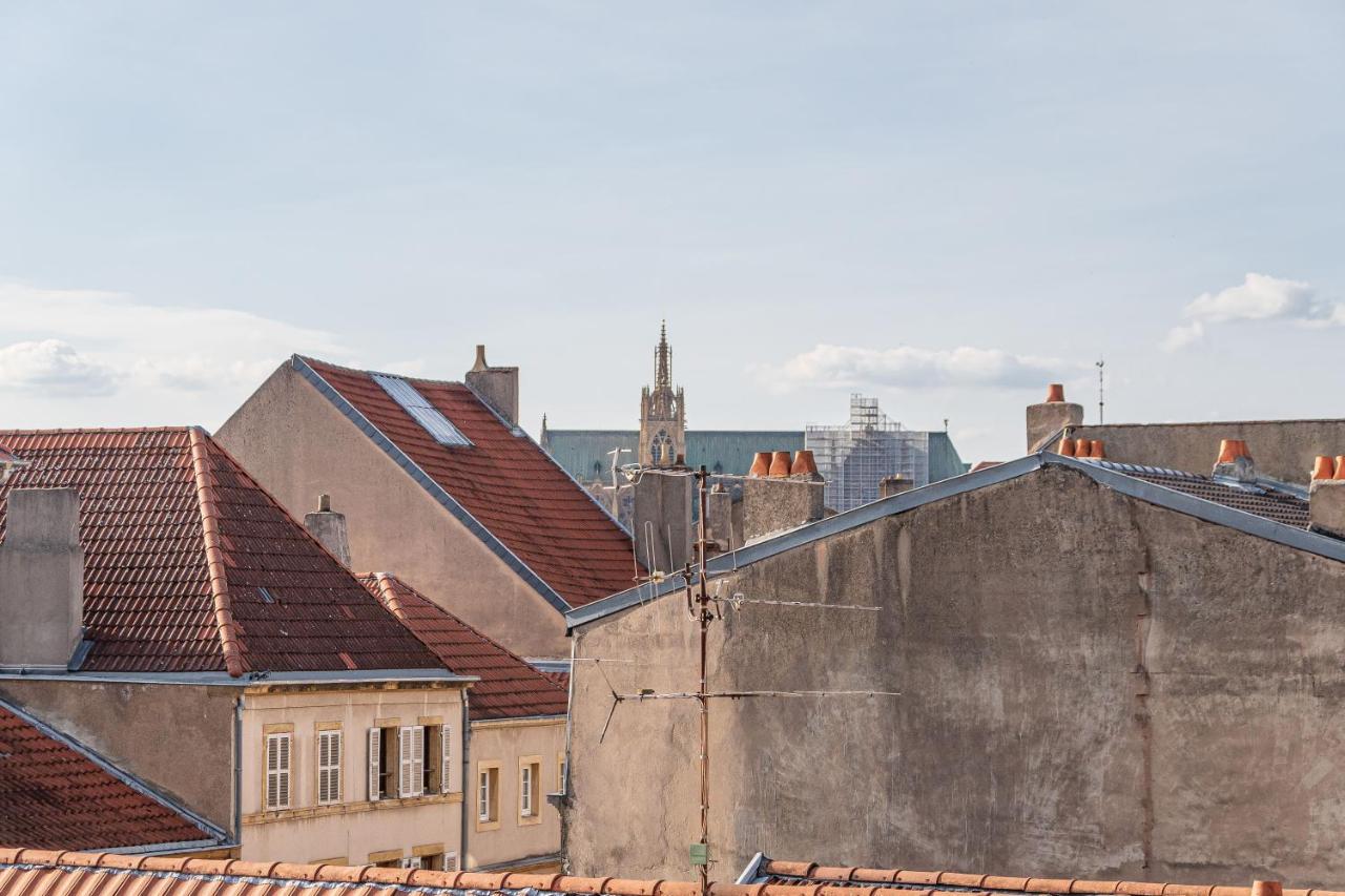 מץ Le Maginot - Superbe Appartement De 75M2 - Deux Chambres - 4 Lits Simple -Position Centrale Centre Ville, Pompidou, Nouvelle Ville - 2 A 4 Personnes מראה חיצוני תמונה